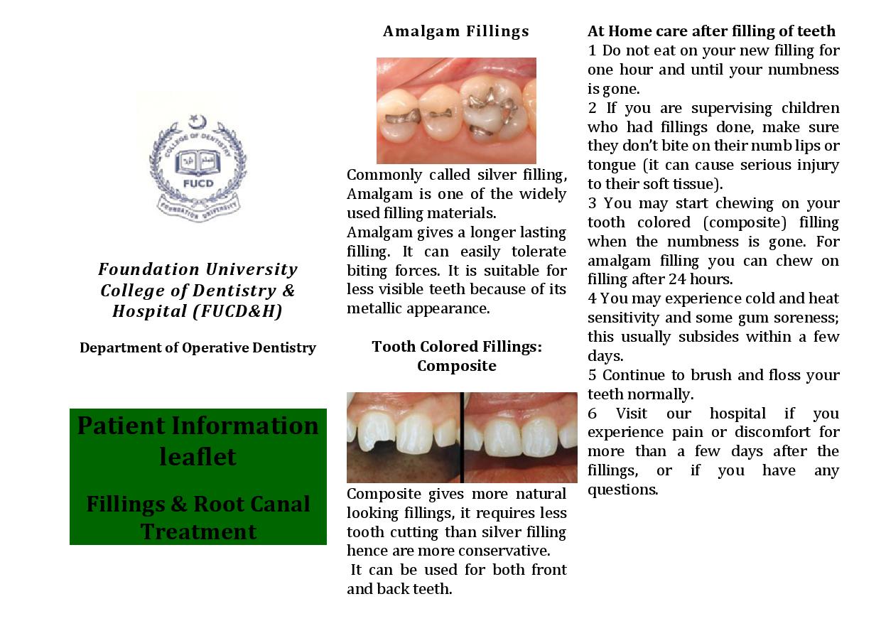 Fillings and Root Canal page 001